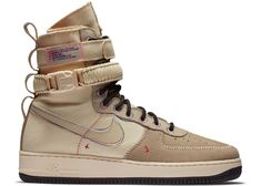 Buy and sell authentic Nike shoes on StockX including the Nike SF Air Force 1 High Muslin and thousands of other sneakers with price data and release dates. Nike Sf Air Force 1, Industrial Boots, Urban Sneakers, Nike Sf, Af1 Shoes, Air Force Shoes, Air Force 1 High, Shoes Sneakers Nike, High Sneakers