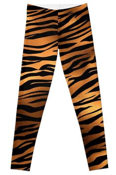 Super stretchy and durable polyester full-length leggings. Vibrant high-quality sublimation print across the front and back. Size range XXS-XL. This design is available on home décor, phone cases, stickers, notebooks, accessories, shirts and more. Contact me at colorflowcreations@ if you wish to have this design on another product or have special requests for other colors or designs. See more of my creations or follow me at and Animal Print Leggings, Tiger Stripes, Printed Leggings, Sublimation Printing, Full Length, Animal Print, Stripes, Leggings, Orange