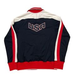 Nike Team Usa 2012 Olympics Zip-Up Jacket, Perfect Condition. Never Worn And Still In Original Packaging. Sleek, Modern Design Features Two Pockets And Embroidered Logos. Size: Xl Original Price: $200 Tags: Usa, United States Of America, Olympic Gear, Warm Ups, Runners, Running, Marathon, Track And Field, Athleisure, Active Wear, Zip Up, Athletics Nike Long Sleeve Navy Track Jacket, Team Usa, Track And Field, Athleisure, Nike Men, Zip Ups, Mens Jackets, Active Wear, Jackets & Coats