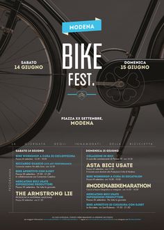 the bike fest flyer is designed to look like an advertisement