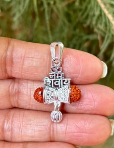 925 Silver + 5 Mukhi RUDRAKSHA Panchmukhi Rudraksh 5 Face Rudraksham Locket, Lord Shivas Pendant, Yoga Prayer Healing, Health by ArtisanCraftedJewelz on Etsy