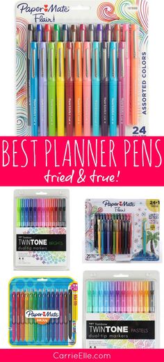 the best planner pens and pencils for kids to use in their school or home