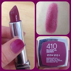 Brilliant Berry Lipstick Maybelline | In love with @Maybelline ColorSensational Lipstick in Blissful Berry ... Lipstick Maybelline, Maybelline Cosmetics, Ideas For Nails, Fall Lipstick, Maybelline Lipstick, Berry Lipstick, Lipstick Designs, Berry Lips, Nails Stiletto