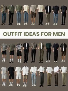 Simple Aesthetic Clothes Men, Men Mix And Match Outfit, Men Drip Outfits Summer, Types Of Fashion Styles Men, Outfit Cowo Simple, Simple Male Outfits, Male Dressing Styles, Simple Masc Outfits, Preppy Male Outfits