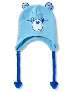 Stay warm, cozy, and cute with this Grumpy Care Bear laplander hat! This fun and attention-getting hat is perfect for any Care Bears fan! Officially licensed Adjustable Relaxed fit Material: Polyester Care: Spot clean Imported Care Bear Accessories, Warm Adjustable Hats For Playtime, Playful Hats For Cold Weather, Playful Warm Hat For Playtime, Playful Cotton Winter Hat, Playful Warm Cotton Hat, Warm Cotton Playful Hat, Cute Warm Cotton Hat, Warm Playful Cotton Hat