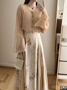 Cute Modest Outfits, Modest Dresses Casual, Easy Trendy Outfits, Modest Fashion Outfits, Dress Set, Girly Outfits, Casual Style Outfits, Mode Inspiration, Elegant Outfit