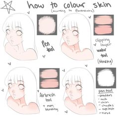 How To Colour Skin Digitally, Skin Painting Tutorial Digital Art, How To Color Skin Digital, Skin Painting, How To Draw Anime, Skin Paint, Skin Drawing, 38 Super, Art Colour