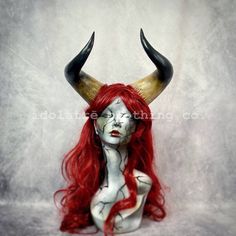 Horned Masks For Cosplay And Fantasy Events, Horned Masks And Prosthetics For Cosplay Events, Fantasy Horned Costume Accessories For Festival, Horned Fantasy Costume Accessories For Festivals, Horned Halloween Costume Hats And Headpieces, Diy Horns Headband, Minotaur Costume, Fantasy Headband, Horns Costume