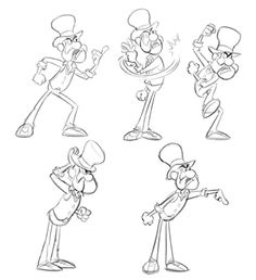 cartoon character poses for the simpsons show