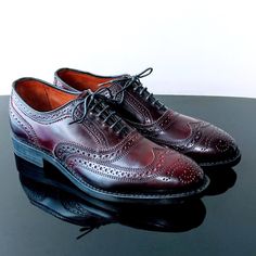 Allen Edmonds Cambridge Shell Cordovan Wingtip Handcrafted In Usa In Burgundy Cordovan With 360 Bench Welt Construction For Durability & Stability ~ For Centuries Shell Cordovan Leather Has Been One Of The Most Sought-After Shoemaking Materials, Classic Brogue Wingtip Built With Hand-Selected Hides From Chicago's Famed Horween Tannery. Handcrafted In Port Washington, Wisconsin Usa :) Retail: $750 Condition: Brand New With Allen Edmonds Original Shoe Box (No Price Tag) Bonus: Allen Edmonds Luxury Luxury Brown Dress Shoes For Wedding, Classic Wedding Leather Shoes With Branded Insole, Luxury Cap Toe Leather Shoes For Wedding, Luxury Wingtip Leather Shoes With Goodyear Welt, Elegant Goodyear Welted Leather Shoes For Galas, Luxury Goodyear Welted Wingtip Leather Shoes, Luxury Oxfords With Leather Lining For Galas, Elegant Leather Shoes With Brogue Detailing For Galas, Luxury Italian Leather Shoes For Formal Occasions