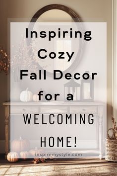 neutral fall decor Cozy Ideas, Autumn Decorating