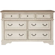 a white dresser with drawers and knobs on the bottom drawer, against a white background