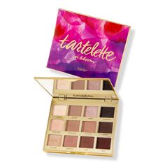 Tartelette In Bloom Clay Eyeshadow Palette - Get your shadow skills bloomin' with Tarte's cult-favorite Tartelette In Bloom eyeshadow palette packed with everyday essential shades!BenefitsAmazonian-clay infused to prevent smudging12 rosy & bronze lid, crease & liner shadesArranged in coordinating rows for 3 easy looksShades make eyes look bigger & more openKey IngredientsAmazonian clay: for better, longer, truer wearMineral pigments: soothe & soften skinShadesLeader (matte aubergine)Flower child Make Eyes Look Bigger, Clay Palette, Tarte Eyeshadow Palette, Tartelette In Bloom, Eyes Look Bigger, Eyeshadow Set, Matte Eyeshadow Palette, Warm Taupe, Mineral Eyeshadow