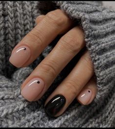 Unghie Sfumate, Fall Gel Nails, Minimal Nails, Short Acrylic Nails