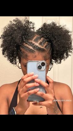 Nice Hairstyles, Painting Butterfly, Natural Hair Bun Styles, Protective Hairstyles For Natural Hair, Curly Hair Videos, Quick Natural Hair Styles, Braided Styles, Natural Hairstyle, Quick Braided Hairstyles