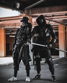 Squad goal techwear Tech Outfit, Cyberpunk Techwear, Ninja Outfit, Techwear Streetwear