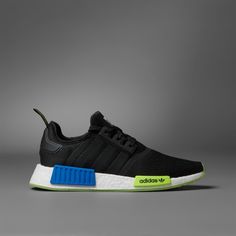 Blue Adidas Shoes, Adidas Nmd R1 Black, Adidas Nmds, Adidas Sneaker