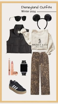 an image of mickey mouse outfit and accessories