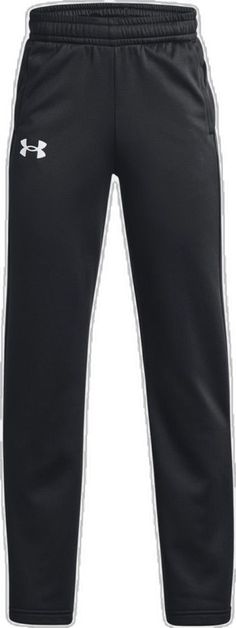 Black Casual Under Armour Sweatpants, Under Armour Black Sweatpants For Sports, Under Armour Black Pants With Elastic Waistband, Black Sporty Sweatpants By Under Armour, Fleece Pants, Pants Color, Under Armour, Kids Shop, Sweatpants