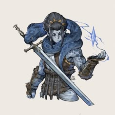 Dnd Character Ideas, Dnd Ideas, Dungeons And Dragons Characters, Dnd Art, Dnd Stuff, Creature Concept Art, Fantasy Concept Art, Arte Fantasy, Fantasy Warrior