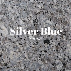 silver blue granite with the words semsa on it