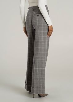 Wide Leg Flair for Your Tall Frame Elevate Every Step Elevate your pant game with our Wide Leg Cuffed Tall Women's Pants. Available in sizes for ladies standing 5'9" to 6'6", these pants offer a chic high-rise fit and a flowy wide-leg silhouette that screams sophistication. Whether you're striding into a boardroom or strolling through a weekend market, these women's tall pants guarantee a lasting impression.• High rise for a flattering fit• Wide leg for a dramatic, fashionable look• Cuffed hem f Athleisure Summer, Scrubs Dress, Cozy Sleepwear, Tall Pants, Leg Cuffs, Cuffed Pants, Summer Lookbook, Long Sleeve Tee Shirts, Athletic Pants