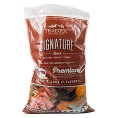 traeger signature grilling chips are packed in a bag and ready to be eaten