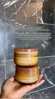 @fitsandvibes Josie Maran Body Butter, French Skincare, Serious Skin Care, Body Hygiene, Josie Maran, Shower Skin Care, Smell Goods, Glow Skin, Pretty Skin Care