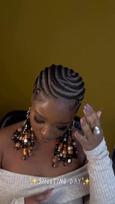 Cornrows With Beads, Alicia Keys Braids, Cornrows Natural Hair, Cornrows Braids For Black Women, Short Box Braids Hairstyles, Quick Natural Hair Styles