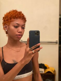 Big Chop Natural Hair Black Women, Big Chop Styles With Color, Colored Big Chop, Short Colored Hair Black Women Big Chop, Big Chop Dyed Hair, Twa Colored Natural Hair, Twa Coils, Big Chop Styles