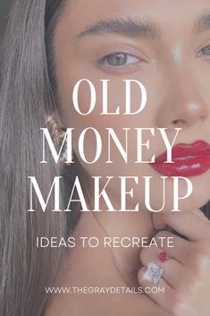 Old Money Makeup Classic Makeup Looks Red Lips, Old Money Makeup Look, Old Money Makeup, Timeless Makeup, Classic Makeup Looks, Neutral Lip Color, Preppy Makeup, Minimal Makeup Look, Classy Makeup