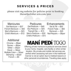 Nail Length Chart Price, Nail Length Chart, Price List Ideas, Tattoo Learning, Mens Manicure