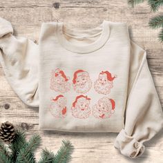 Stay cozy and festive with our Pink Christmas Tree Sweatshirt, the perfect blend of style and holiday cheer! Whether you're snuggling up by the fire or heading out for winter fun, this cute holiday crewneck adds a pop of color to your seasonal wardrobe. Available for women, kids, toddlers, and babies, it's a heartwarming gift that brings families together during the most magical time of the year. Spread the joy and make unforgettable memories this holiday season with this comfy, stylish winter p Holiday Crewneck, Holiday Sweaters, Seasonal Wardrobe, Retro Santa, Winter Pullover, Pink Christmas Tree, Unforgettable Memories, Holiday Sweater, Winter Fun