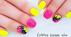 Dotted Nails, Dots Nails, Manicure, Dots, Nails