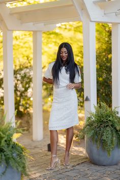 The Caspian | White Crochet Dress – Bates Sisters Boutique Bates Sisters Boutique Shirts, Bates Sisters Boutique Dresses, Christian Girl Outfits, Bates Sisters Boutique, White Crochet Dress, Christian Girl, White Crochet, Crochet Dress, Be Happy