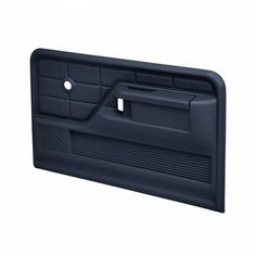 the front door panel is shown in dark blue