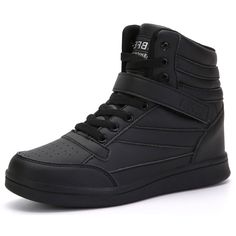 PRICES MAY VARY. Elevate your style with our UBFEN high top sneakers for women. These 80s-inspired shoes are perfect for adding a retro touch to any outfit. Designed with both fashion and comfort in mind, our classic sneakers feature a removable insole that not only provides cushioning but also increases your height. Step out with confidence and a few extra inches. Our high top shoes for women are not only stylish but also practical. They are lightweight, anti-slip, windproof, and durable, ensur 80s Tennis, Shoes Wedges Sneakers, Backpacking Boots, Black High Top Sneakers, Elastic Shoe Laces, Shoes For Girls, Chic Shoes, Black High Tops, Ankle Support