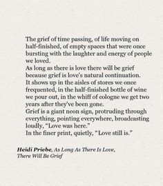 a poem written in black on white paper with the words,'there is love as long as there is love,