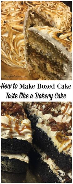 how to make boxed cake taste like a bakery cake