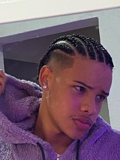 Braids For Men Mohawk, Cornrows For Men Short Hair Fade, Anime Cornrows, High Top Cornrows Men, High Top Cornrows, Corn Braids, Cornrows Men, Twist Hair Men