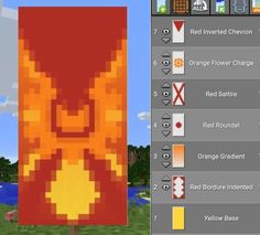 an image of a screen shot of a fire theme in minecraft