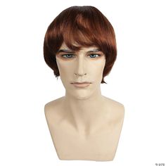 Mid-priced Mop Top great for 1960s rockers. Synthetic wig fits most adults. Mushroom Bob, Wig Costume, Champagne Blonde, Mens Wigs, Halloween Express, Bearded Lady, Classic Video, Stuffed Mushroom Caps, Costume Parties