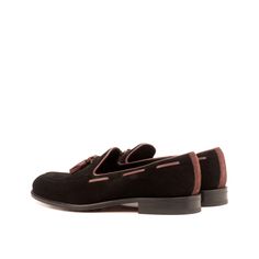 Nonda Loafers - Q by QS Slip-on Tassel Loafers With Red Sole For Galas, Semi-formal Slip-on Tassel Loafers With Brogue Detailing, Brogue Detailed Slip-on Loafers For Galas, Suede Slip-on Monk Strap Shoes For Formal Occasions, Gala Slip-on Tassel Loafers With Brogue Detailing, Elegant Suede Monk Strap Shoes With Rubber Sole, Elegant Slip-on Oxfords With Contrast Sole, Burgundy Slip-on Formal Loafers, Burgundy Slip-on Loafers For Formal Occasions