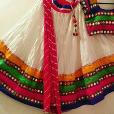 ♡ Chaniya Choli For Kids, Afghani Frock, Traditional Chaniya Choli, Frock Ideas, Garba Chaniya Choli, Lehenga Design, Choli Dress