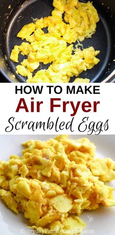 how to make air fryer scrambled eggs