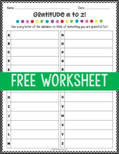 free printable worksheet for students to practice their handwriting and writing skills in the classroom