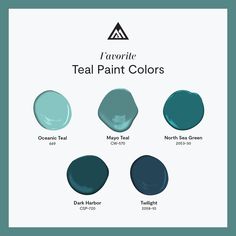 teal paint colors for the home