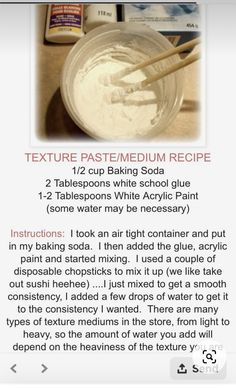 the recipe for baking is displayed on an iphone screen, with instructions to make it