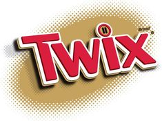 the logo for twix