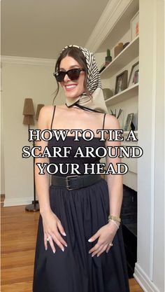 Rebecca Kahane Pankow | How to tie a scarf around your hat. Will you be trying this method? | Instagram Small Neck Scarves, Tie A Scarf, Perfect Bow, How To Wear Scarves, Neck Scarves, Personal Shopper, Your Head